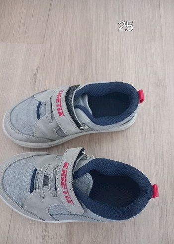 Kız Çocuk Gri Velcro Spor Ayakkabı