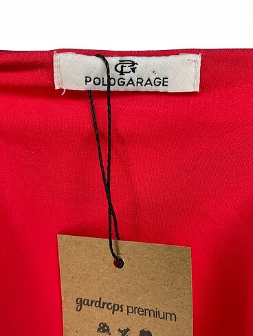 38 Beden kırmızı Renk Polo Garage Günlük Elbise %70 İndirimli.
