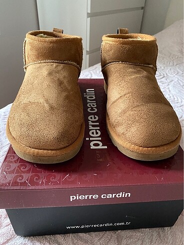 39 Beden Pierre Cardin Mini Kürklü Taba Bot