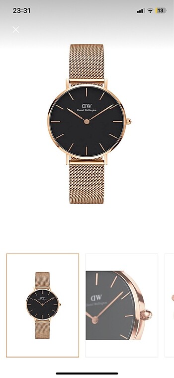 Daniel Wellington Gold kadın saat