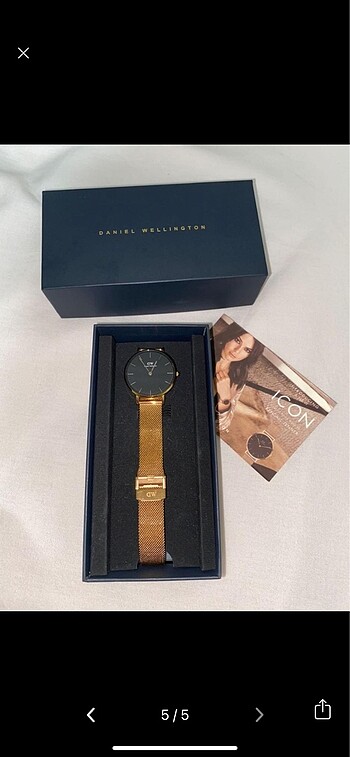 Beden altın Renk Daniel Wellington Gold kadın saat