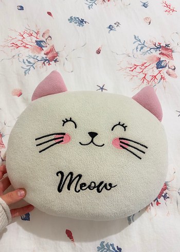 Peluş kedi yastık - Görsel 2