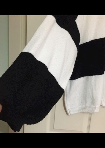 Stradivarius Balon Kollu örme kazak - Görsel 2