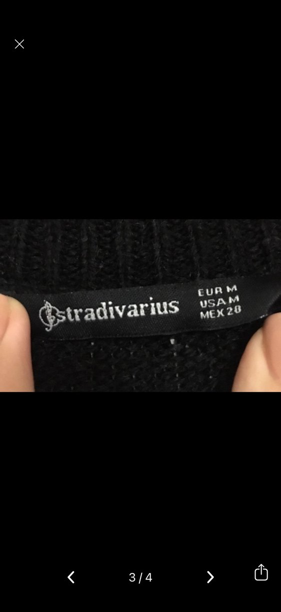 Stradivarius Balon Kollu örme kazak - Görsel 3