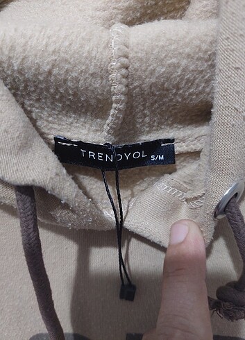 m Beden Trendyol marka kapşonlu