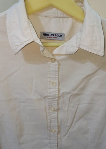 Beyaz Keten Uzun Kollu Gömlek - Görsel 2