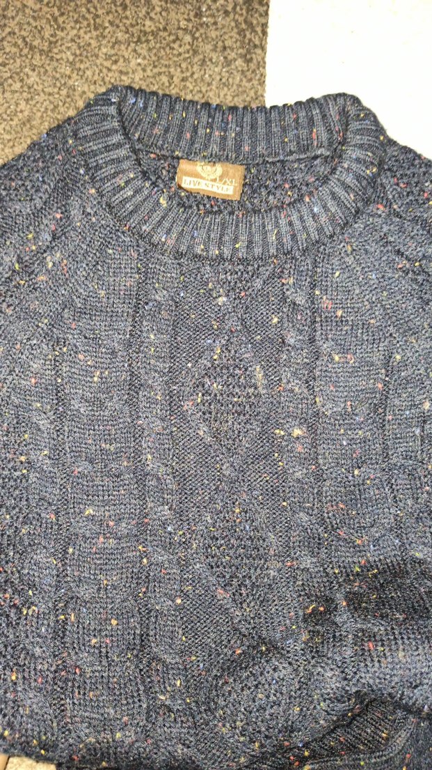 Lacivert Triko Midi Kadın Kazak - Görsel 2