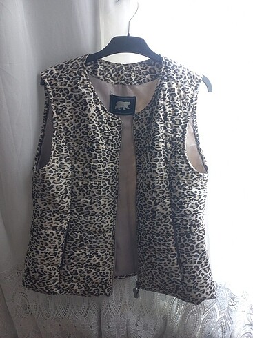 Leopar XXL Beden l M xl uyumlu şişme mont Ucuza satıyorum lacost