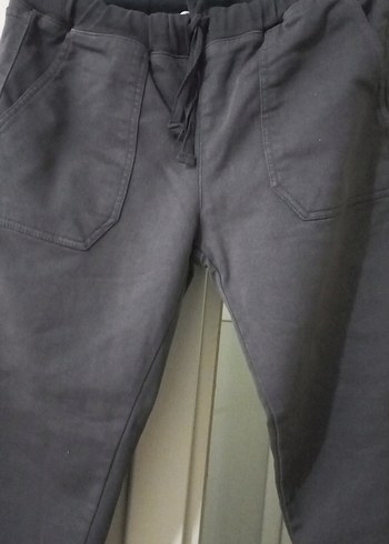 füme renk kargo tarzı Pantolon cepli paça lastikli M beden - Görsel 2