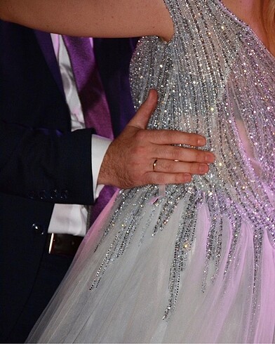 Parlak işlemeli nişanlık - Görsel 5