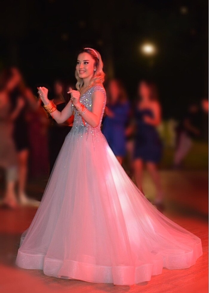 Parlak işlemeli nişanlık - Görsel 2