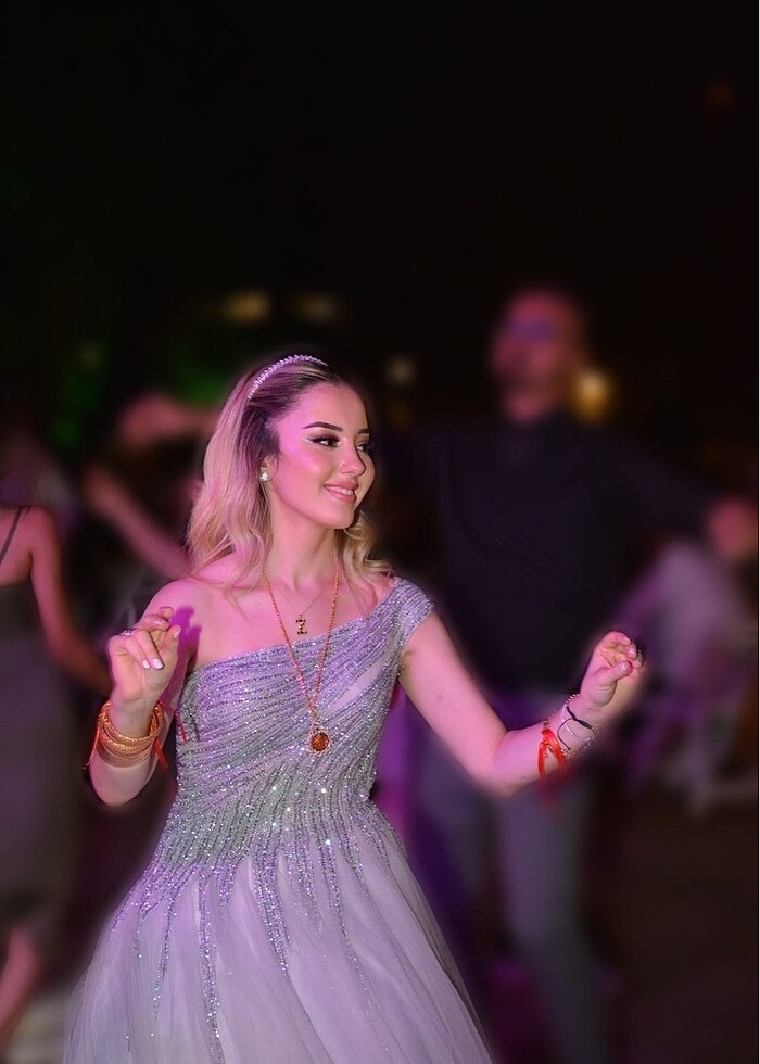 Parlak işlemeli nişanlık - Görsel 4