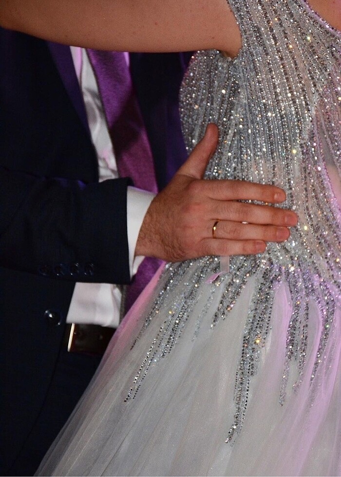 Parlak işlemeli nişanlık - Görsel 5