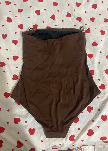 Kahverengi İp Askılı Kadın Mayo - Görsel 4