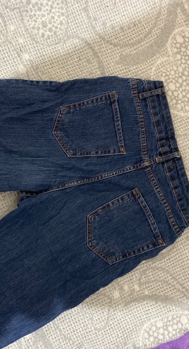 Kadın Mavi Denim Normal Kesim Jean - Görsel 3