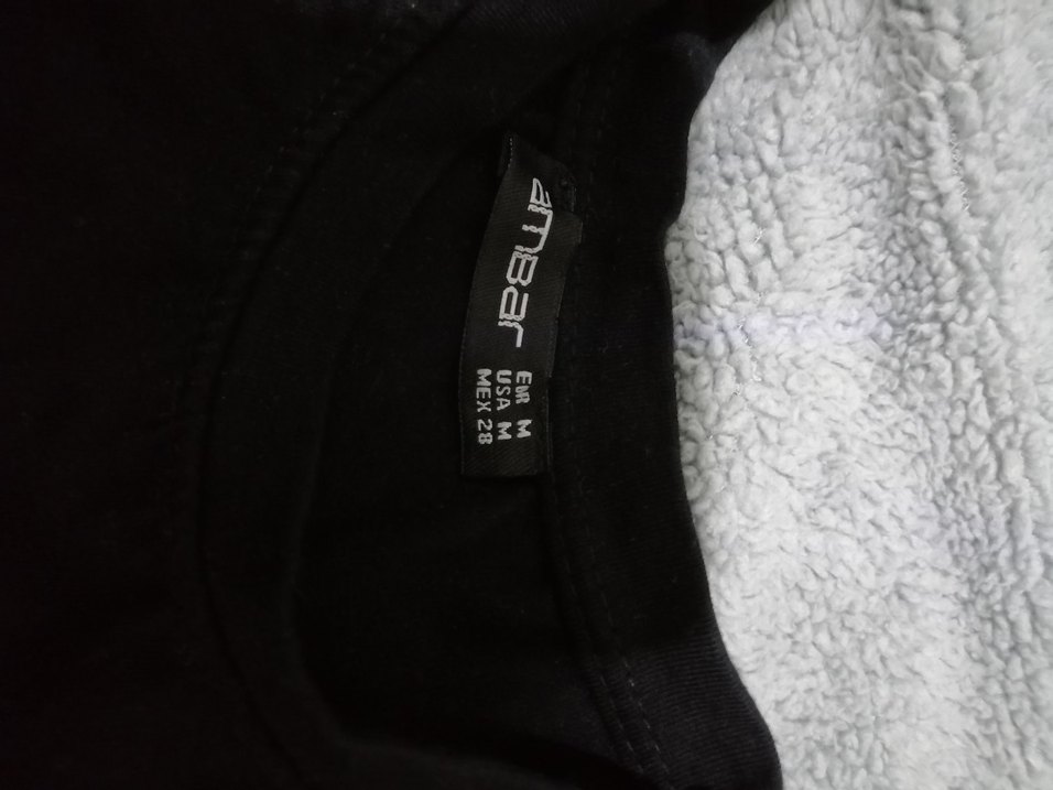 Kız Çocuk Siyah Baskılı Kısa Kollu Tişört - Görsel 2