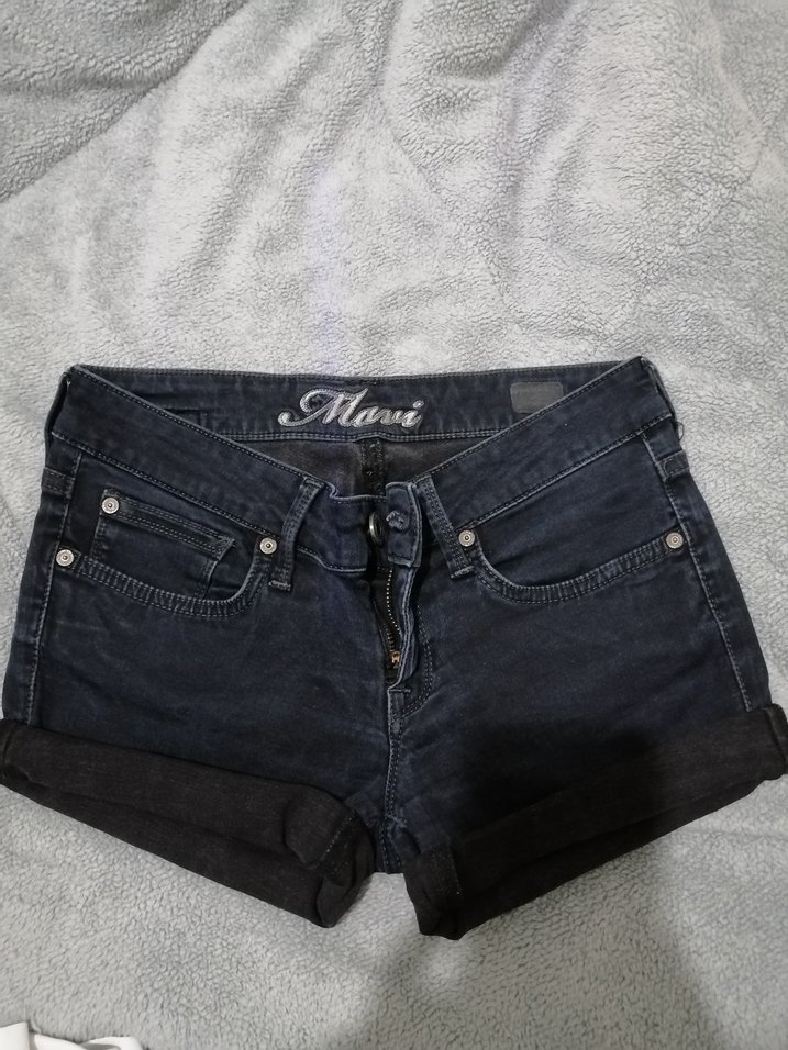 Lacivert Kadın Sort - Görsel 2