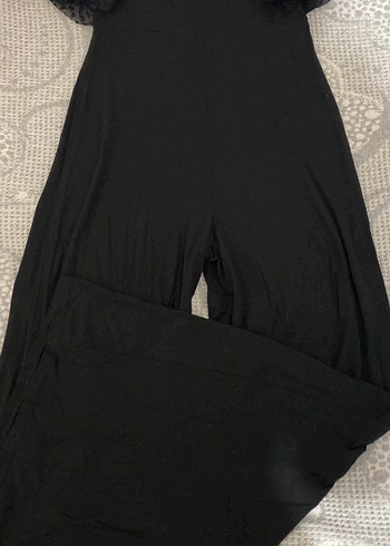 Siyah tüllü tulum - Görsel 2