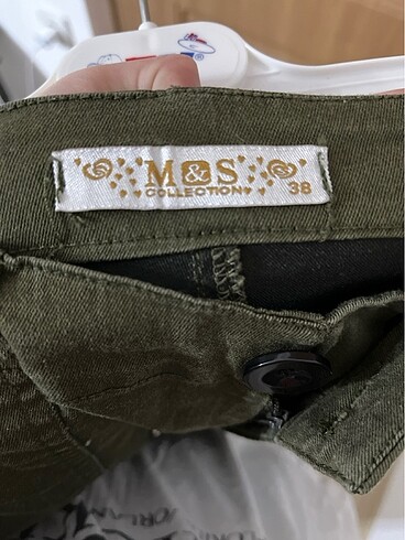 38 Beden Asker Yeşili Pantolon