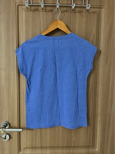 xs Beden Mavi T-shirt