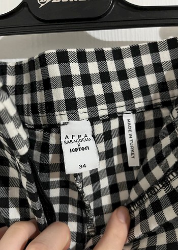 Kareli pantolon - Görsel 3