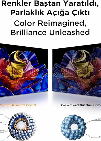 TCL 55 inç Akıllı TV 55T6C 4K QLED Renkli Quantum Crystal HDR10+ - Görsel 4