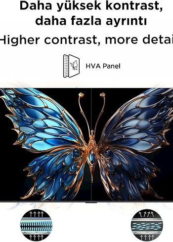 TCL 55 inç Akıllı TV 55T6C 4K QLED Renkli Quantum Crystal HDR10+ - Görsel 7