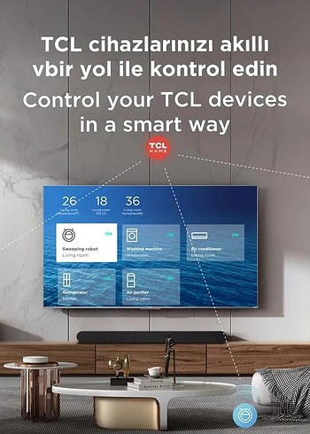 TCL 55 inç Akıllı TV 55T6C 4K QLED Renkli Quantum Crystal HDR10+ - Görsel 8