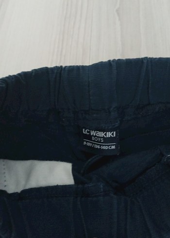 Erkek çocuk lacivert Loose Fit Kot Şort - Görsel 3