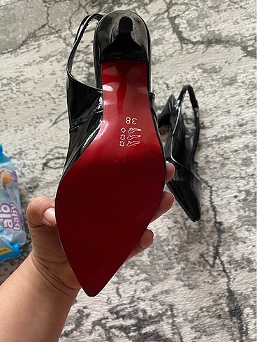 38 Beden siyah Renk Stiletto
