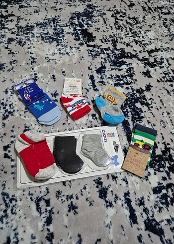 Erkek Çocuk Çok Renkli Baskılı Çorap Seti - Görsel 2