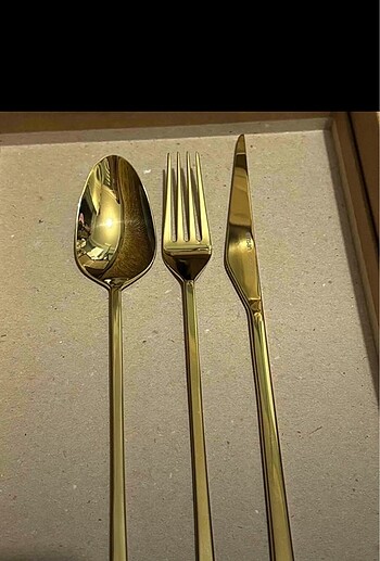 Emsan emsan gold çatal kaşık bıçak takımı