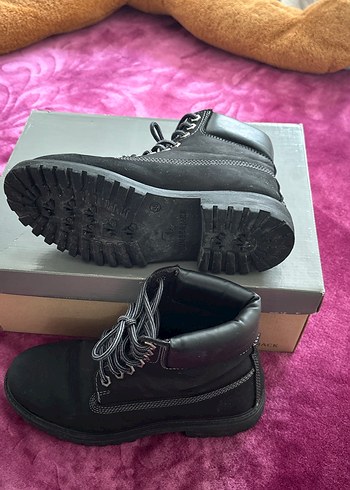 Lumberjack Siyah  bot  nünivers  38 numara. Bir kere giyildi - Görsel 3