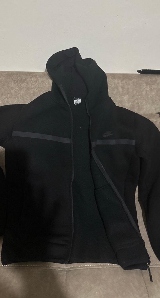 Erkek Siyah Fermuarlı  hırka - Görsel 2