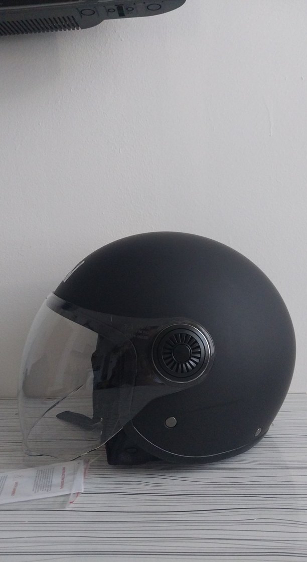 Sokak Stili Siyah Biker Kask - Görsel 2