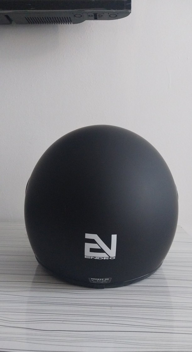 Sokak Stili Siyah Biker Kask - Görsel 3