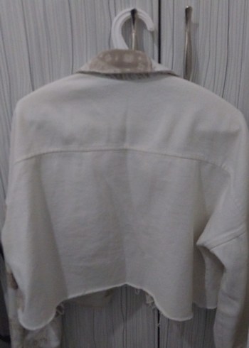 Desenli Bohem Uzun Kollu Mini Gömlek - Görsel 2