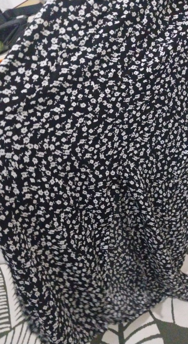 Siyah V Yakalı Midi Kadın Elbise - Görsel 2