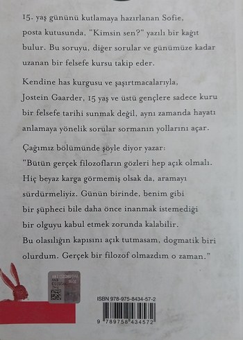 Sofie'nin Dünyası - Felsefe Tarihi Romanı - Görsel 2