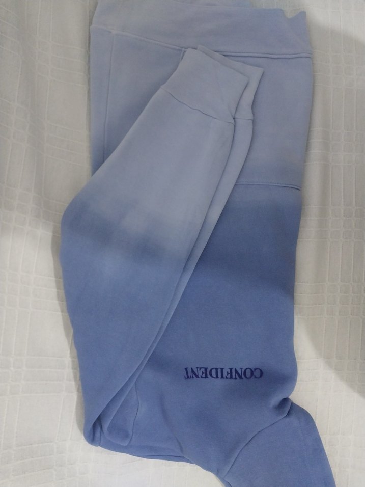 Mavi Batik Desenli Kadın Sweatshirt - Görsel 2