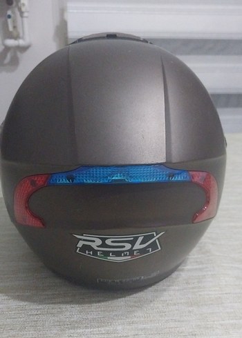 Kahverengi Kemerli Biker Motosiklet Kaskı - Görsel 3