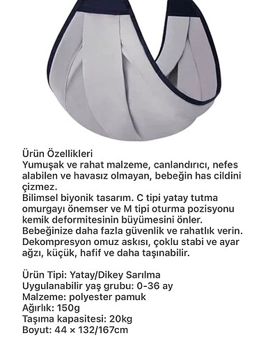  Beden Bebek sling