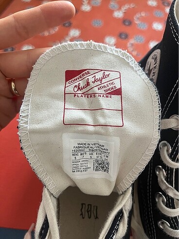 37,5 Beden Orijinal Converse