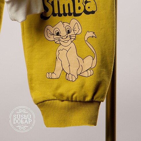 5 Yaş Beden çeşitli Renk Simba Punch Detay Eşofman Takımı