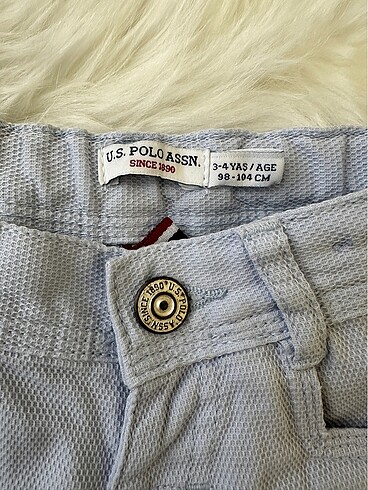 4 Yaş Beden U.S. Polo Assn. Açık Mavi Pantolon
