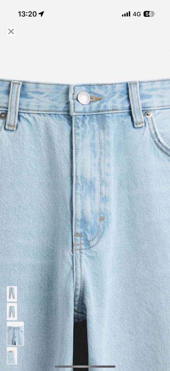 Beyaz Erkek Normal Kesim Denim Pantolon - Görsel 3