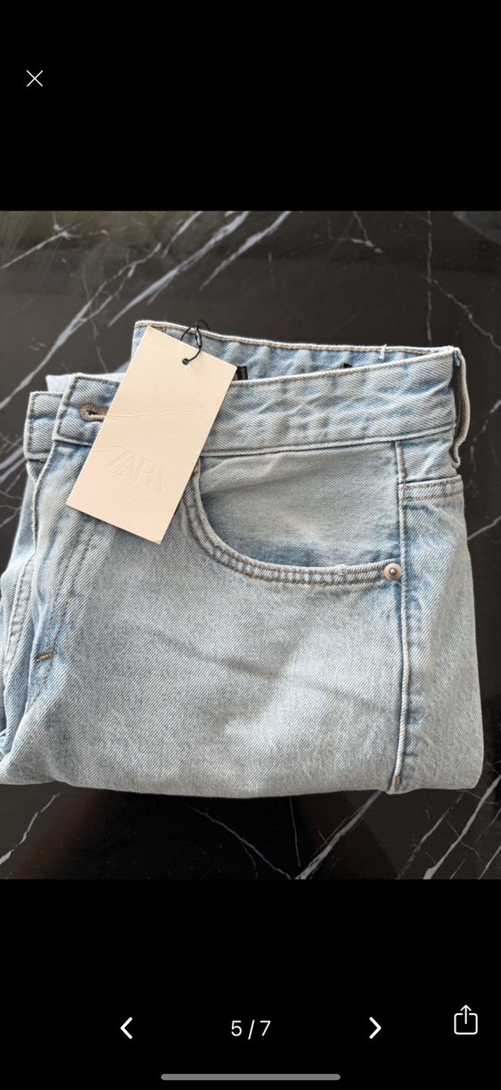 Mavi Pastel Renk Midi Boy erkek Kot Pantolon - Görsel 2