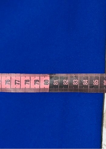 Kolsuz Lacivert Midi Elbise - Görsel 5