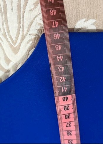 Kolsuz Lacivert Midi Elbise - Görsel 4