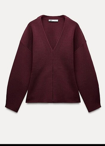 Zara bordo hırka